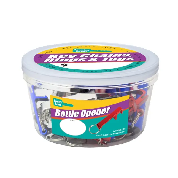 BOTTLE OPENR  W/RNG  ASST  40/JR