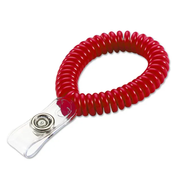 410 W/BADGE HOLDER  RED  10/PK
