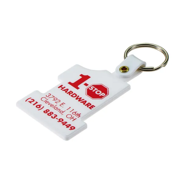 1 KEY FOB  WHITE  BKR