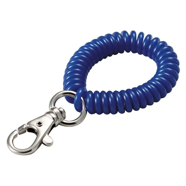 WRST COIL W/TRG SNAP  BLUE  1/BAG