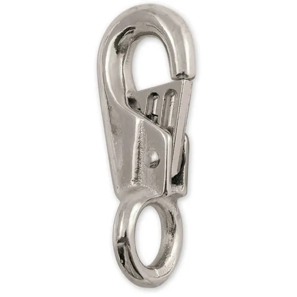 3-3/4  ANIMAL TIE SNAP  NP IRON