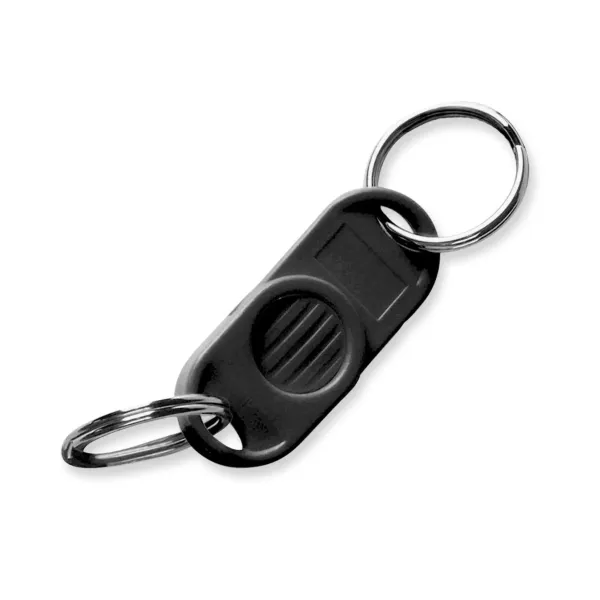 KEY SEPARATOR  W/RINGS  BLACK