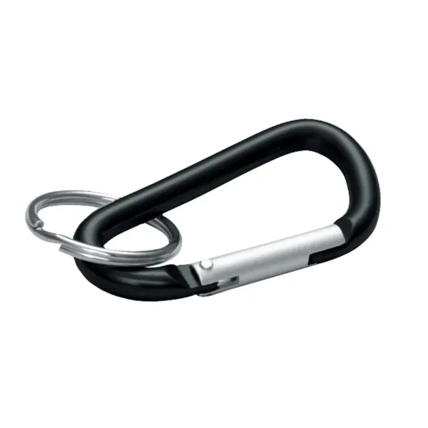 ALUM CARABINER  BLK6 UPC LABEL