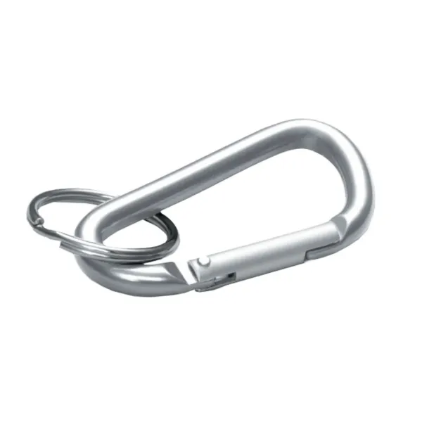 ALUM CARABINER  SILVR6 UPC LBL