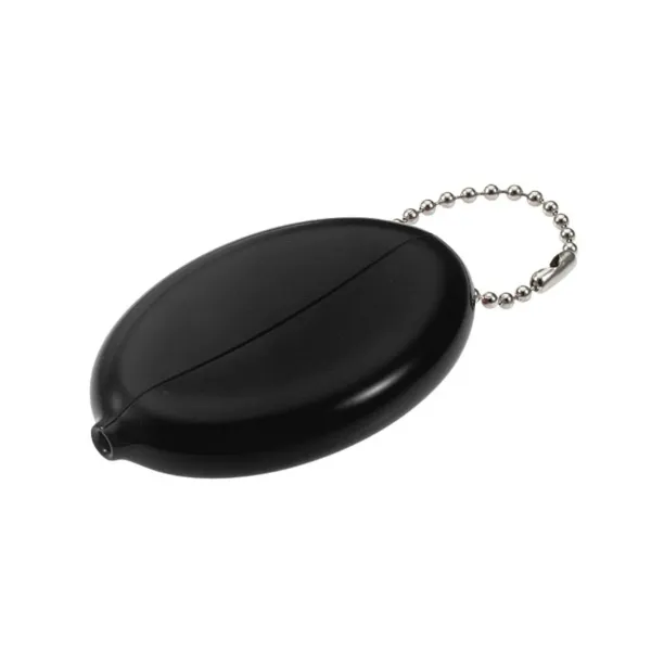 COIN HOLDER   BLACK- W/CHAIN
