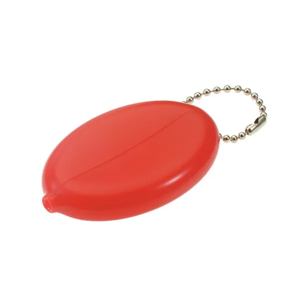 COIN HOLDER   RED - W/CHAIN
