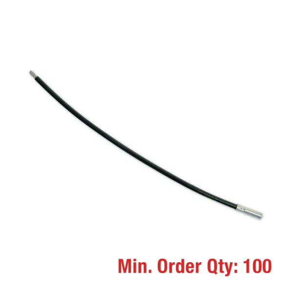 Bulk Non-Packaged  Locking Cable Key Ring w/ Bare End 4.25