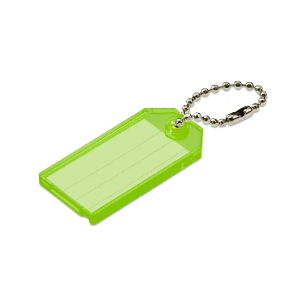 ID TAG W/BALL CHAIN  K GREEN