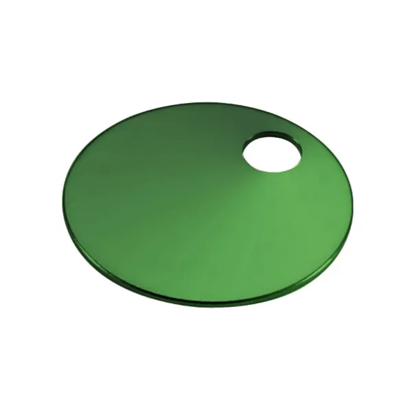 1-1/2  ALUMINUM TAG  GREEN