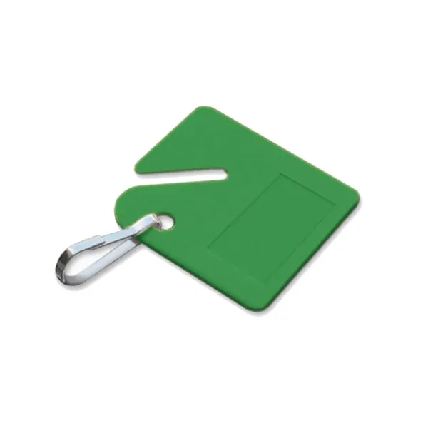 1-1/2  CABINET TAG W/HK  GREEN