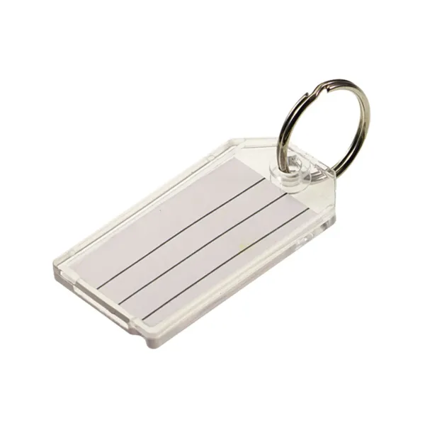 ID TAG CLEAR W/783 RING