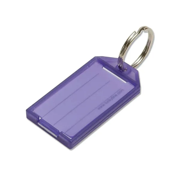 ID TAG  W/SKR  PURPLE