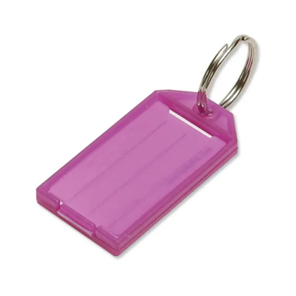 ID TAG  W/SKR  MAGENTA