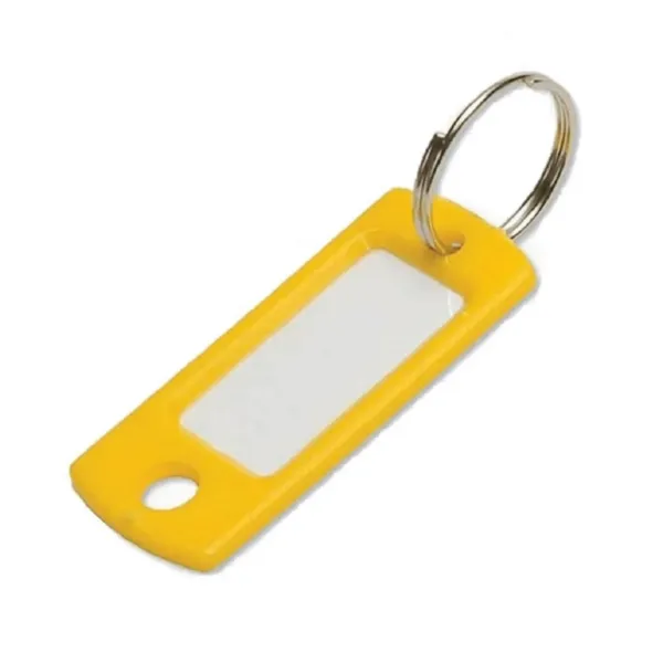 ID TAG W/RING  YELLOW