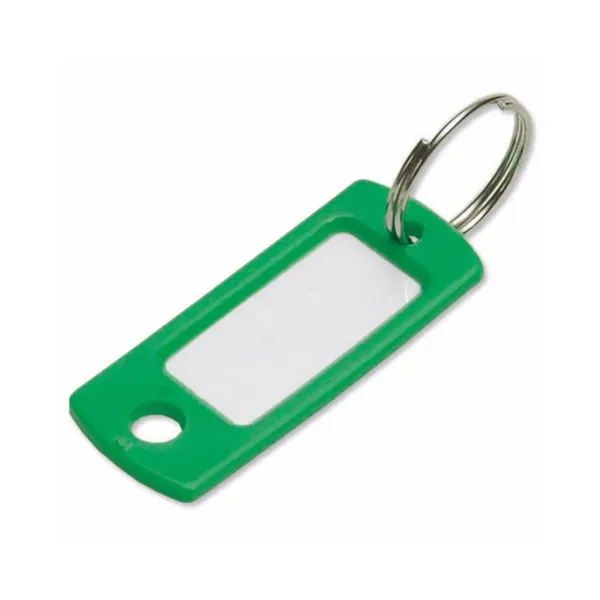 ID TAG W/RING  GREEN