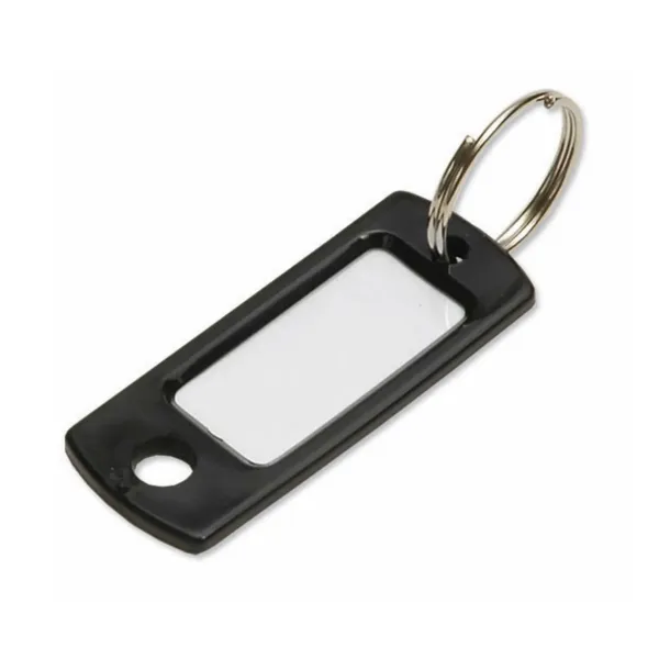 ID TAG W/RING  BLACK