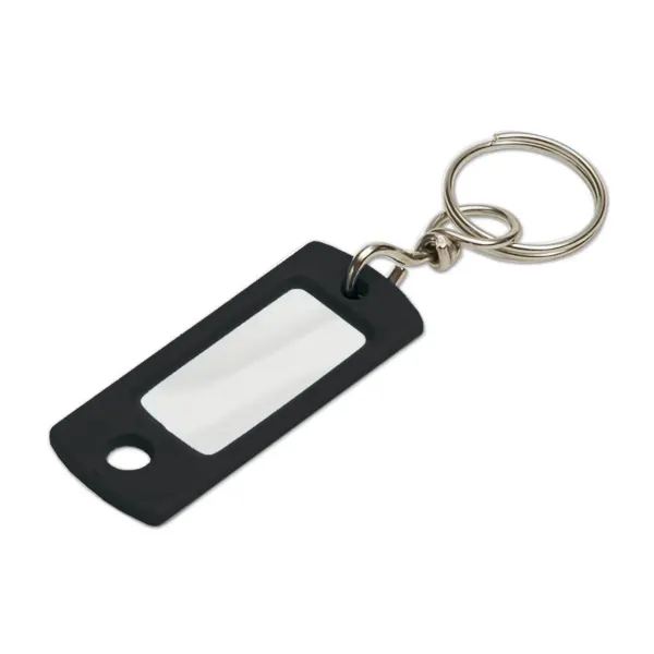 ID TAG W/SWIVEL  BLACK