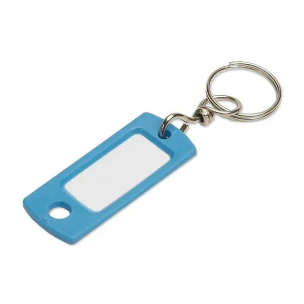 ID TAG W/SWIVEL  BLUE