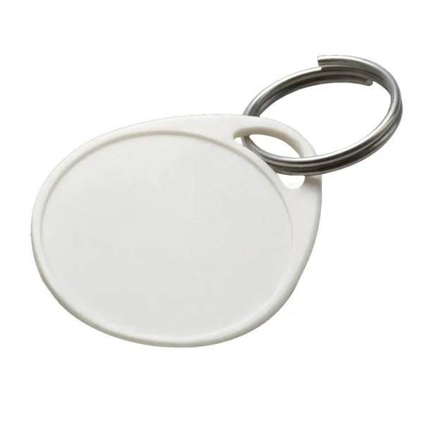ROUND  LABEL-IT TAG  WHITE  W/RNG