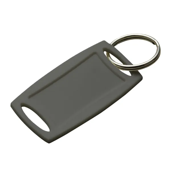 RECT.LABEL-IT TAG BLACK  W/RING