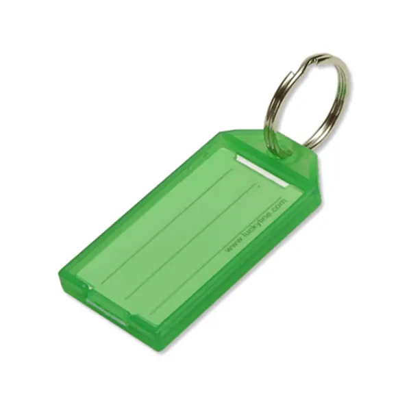 ID TAG W/SKR  GREEN  100/BX
