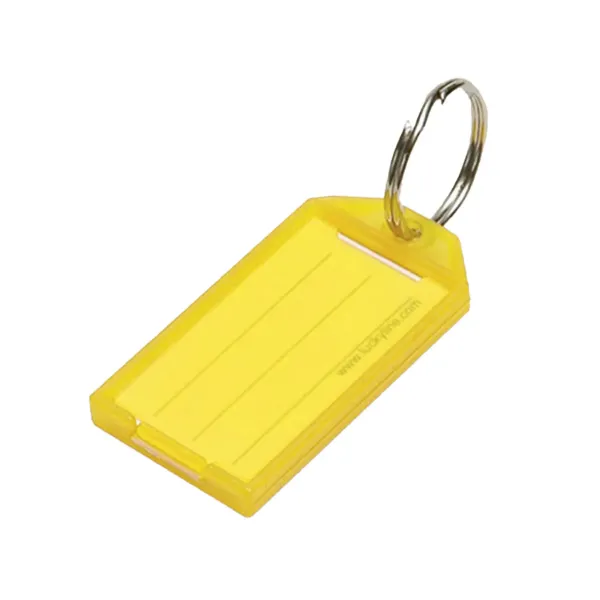 ID TAG W/SKR  YELLOW  100/BX