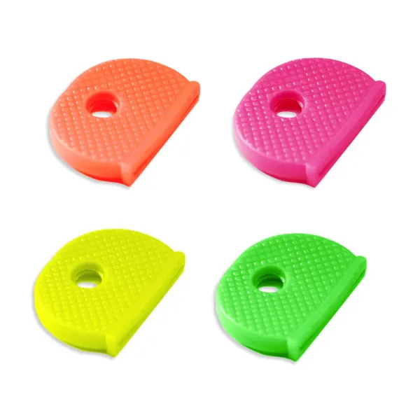 KEY CAPS  ASST NEON  4/CD  TRILINGUAL